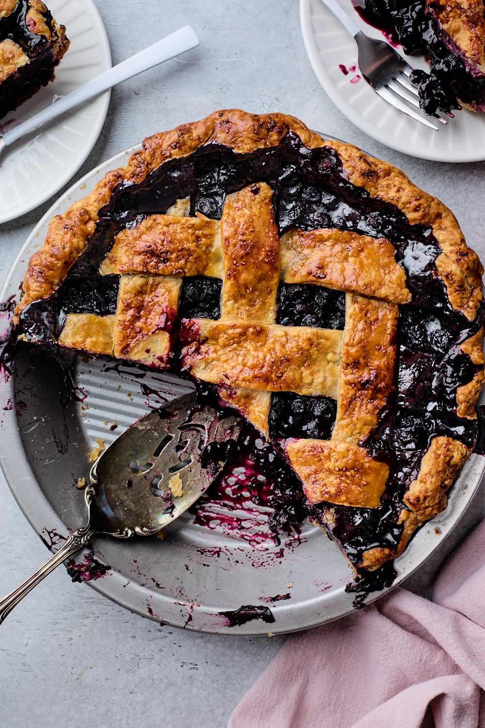 Spiced Blueberry Pie