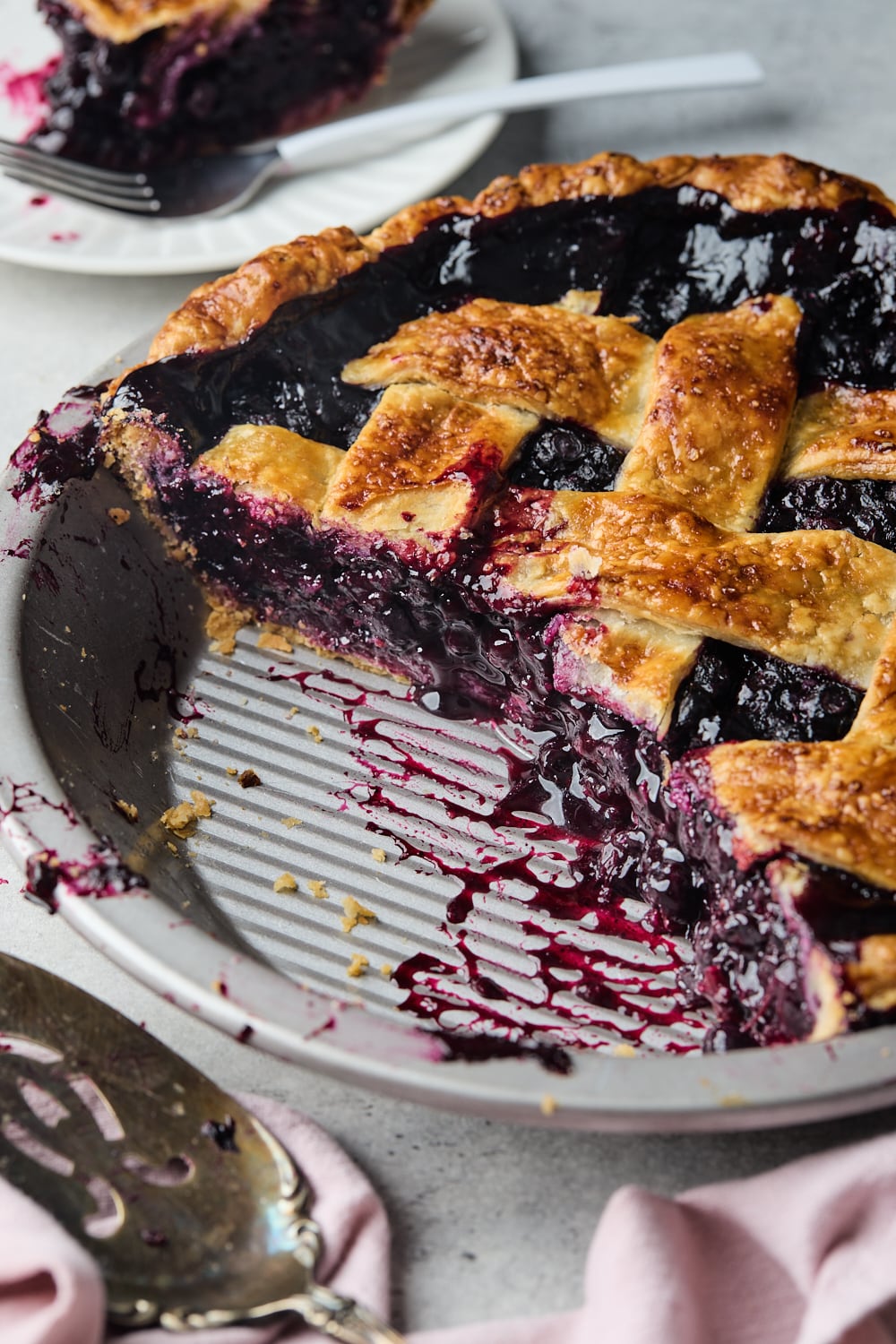 Spiced Blueberry Pie