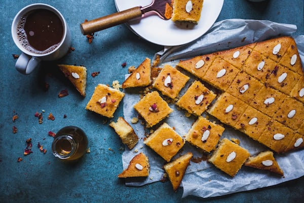 Greek Semolina Cake (Revani)