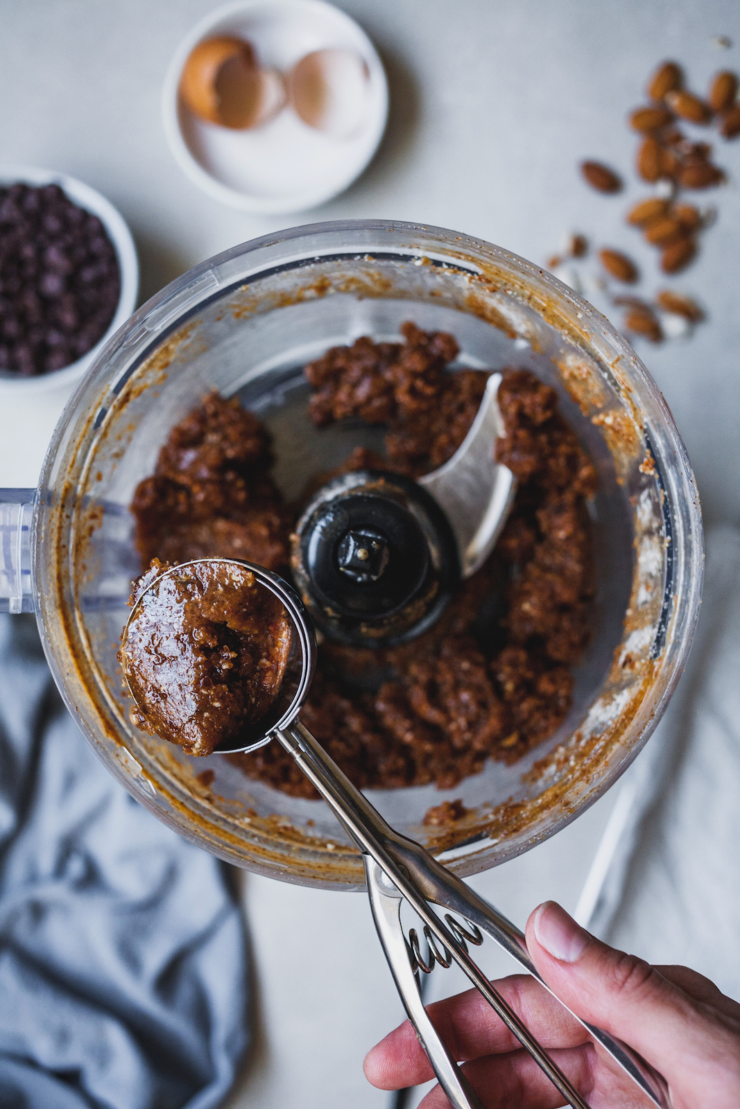 Chocolate Dipped Almond Butter Cookies