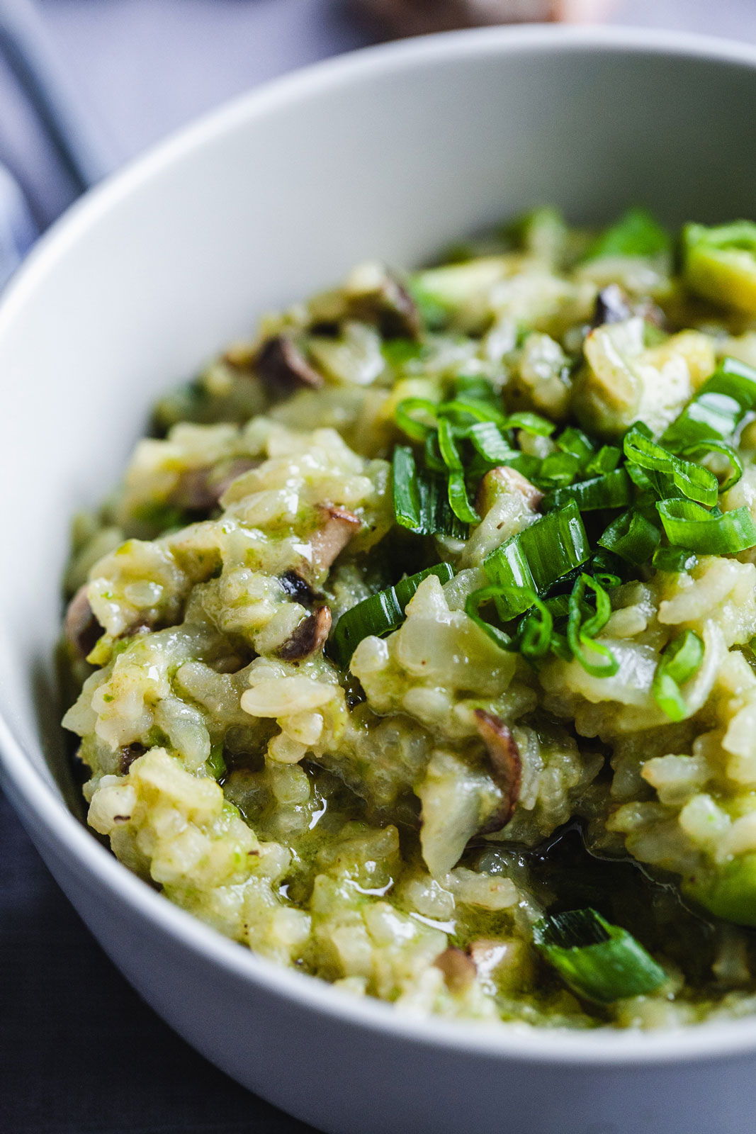 Lemon Pan-Seared Halibut With Avocado Risotto