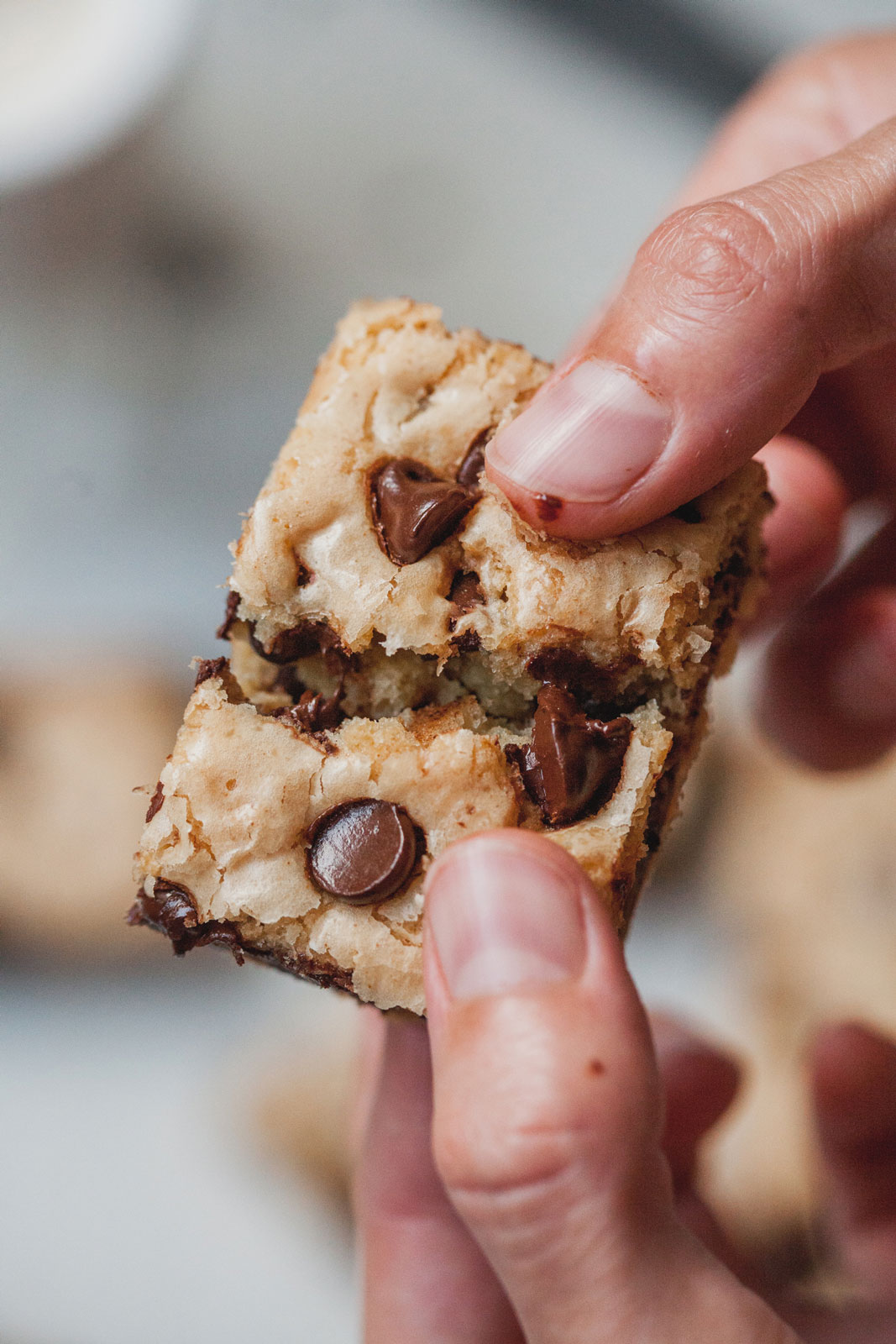 Brown Butter Earl Grey Chocolate Chip Cookie Bars