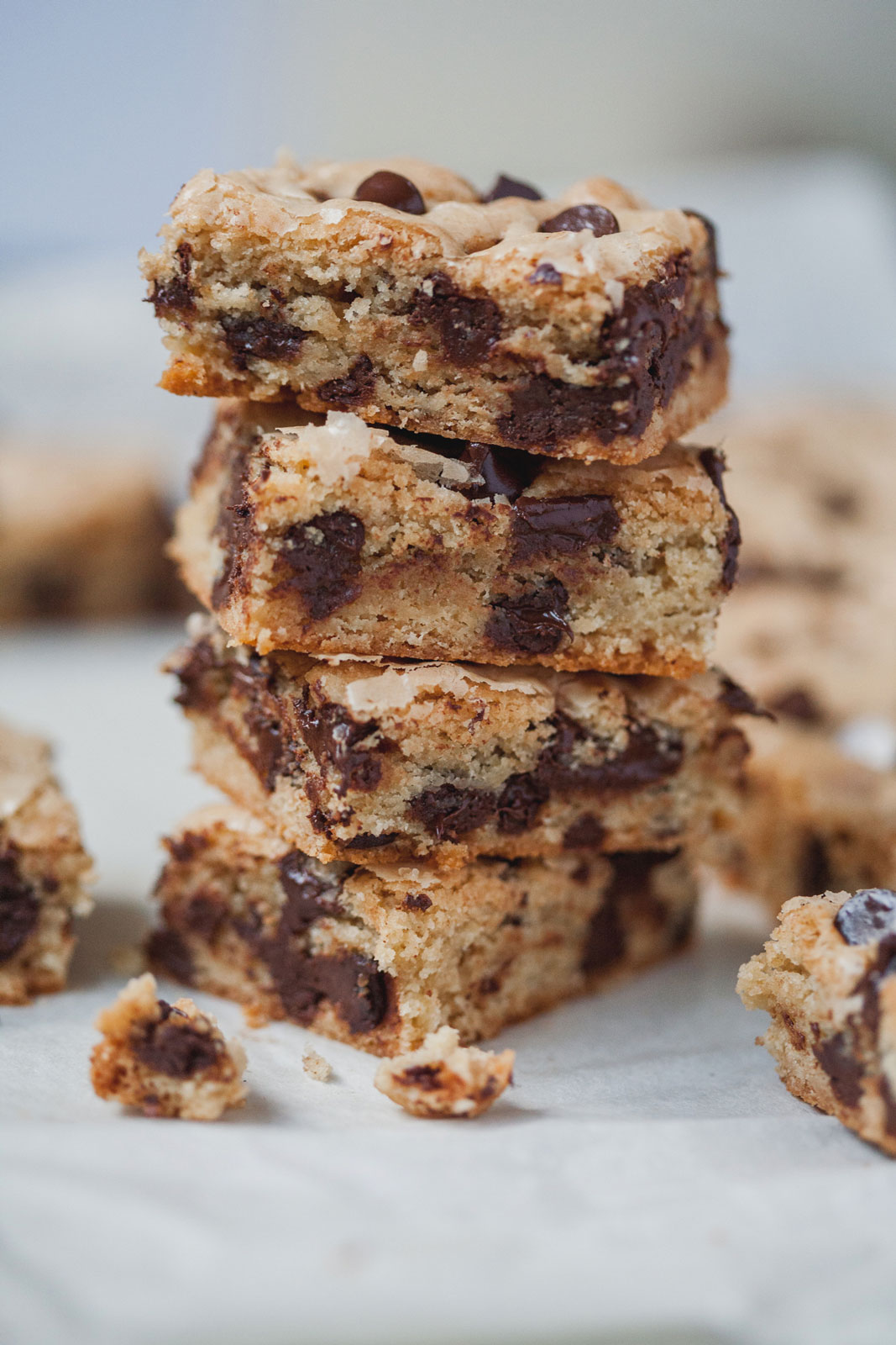 Brown Butter Earl Grey Chocolate Chip Cookie Bars