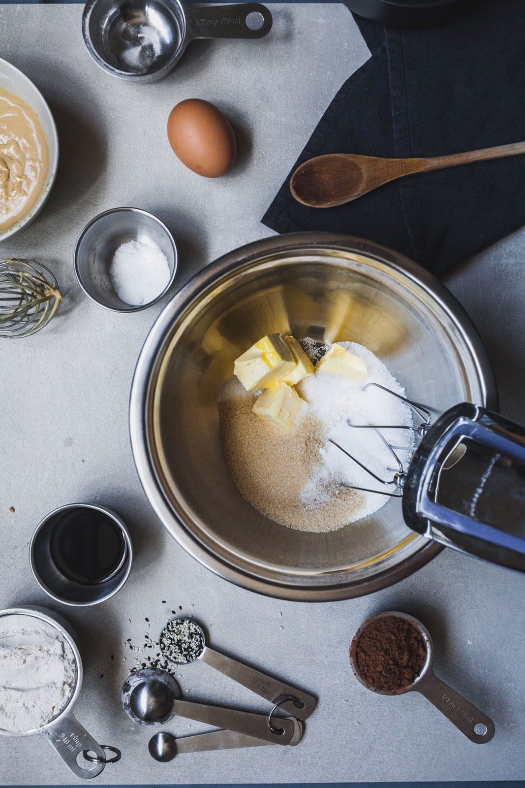 Double Chocolate Tahini Skillet Cookie