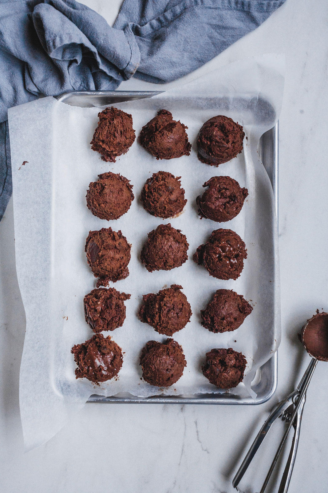 Double Chocolate Brownie Cookies