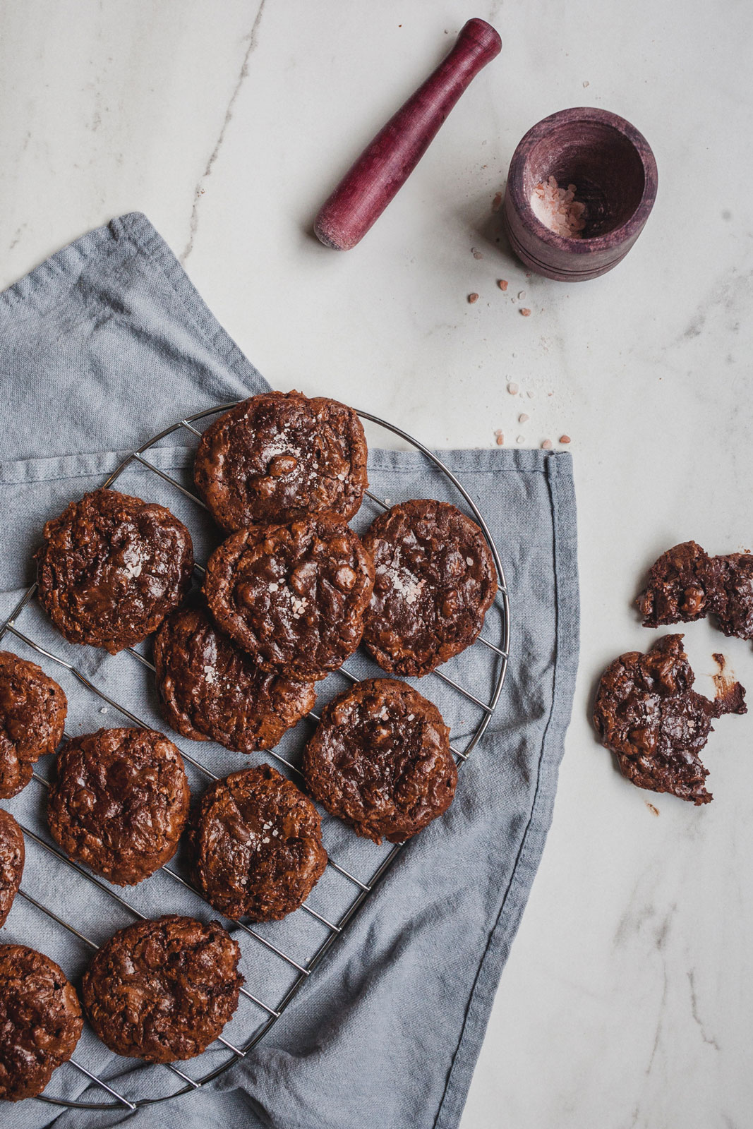 Double Chocolate Brownie Cookies