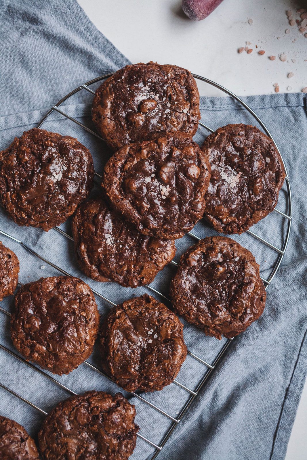 Double Chocolate Brownie Cookies