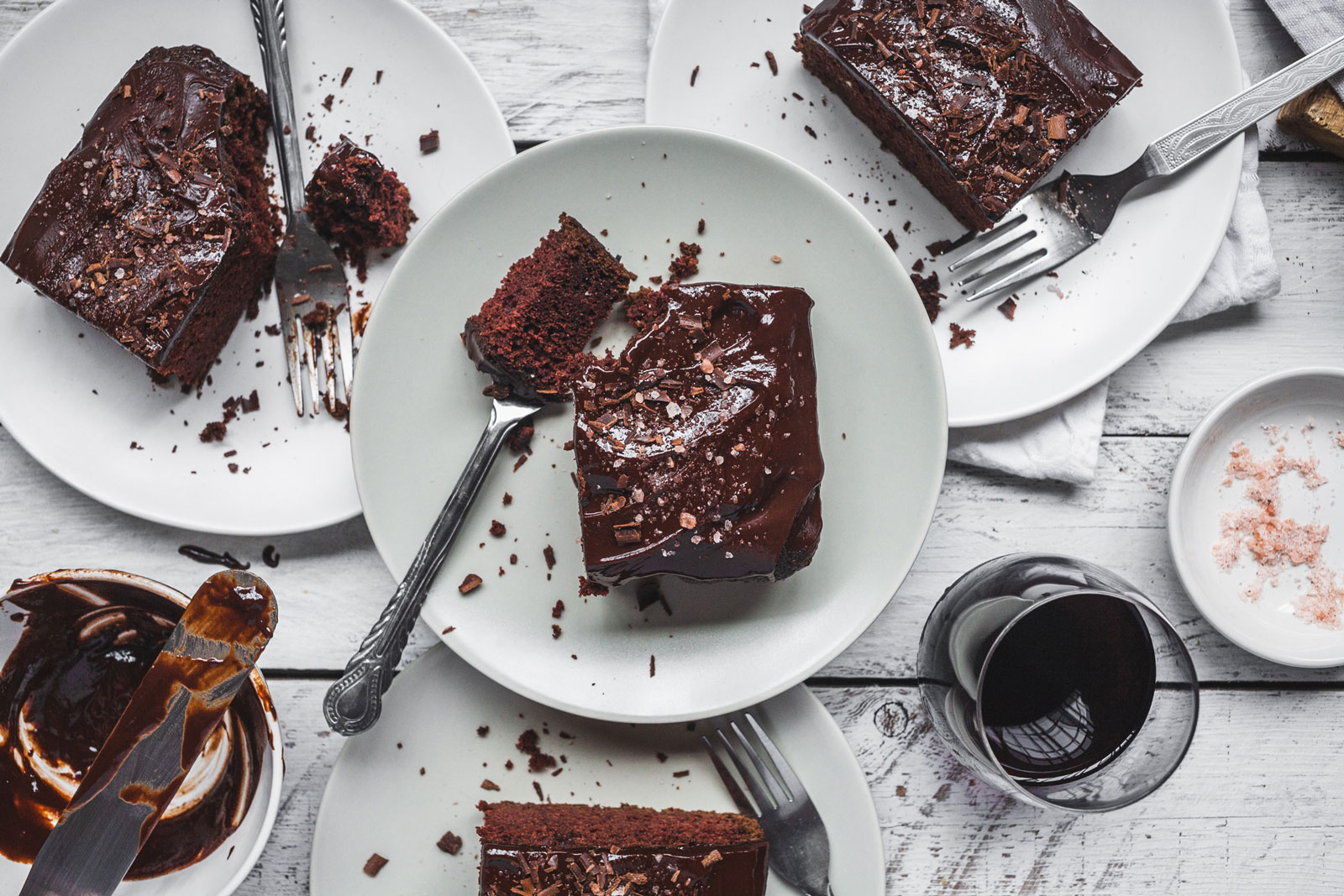 Decadent Chocolate Wine Cake