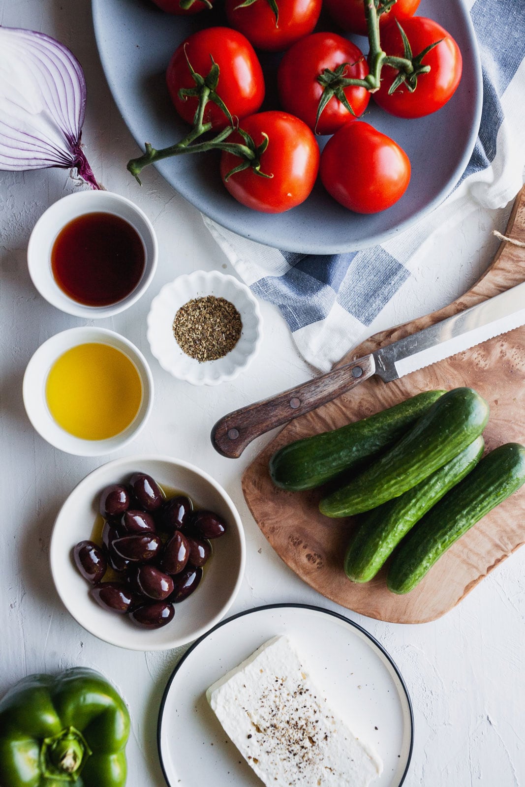 Classic Greek Salad Recipe Ingredients