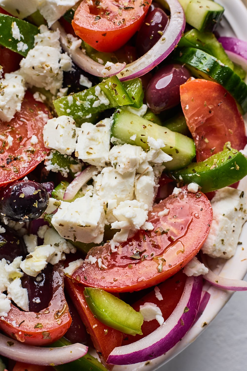 Close Up Of A Classic Greek Village Salad