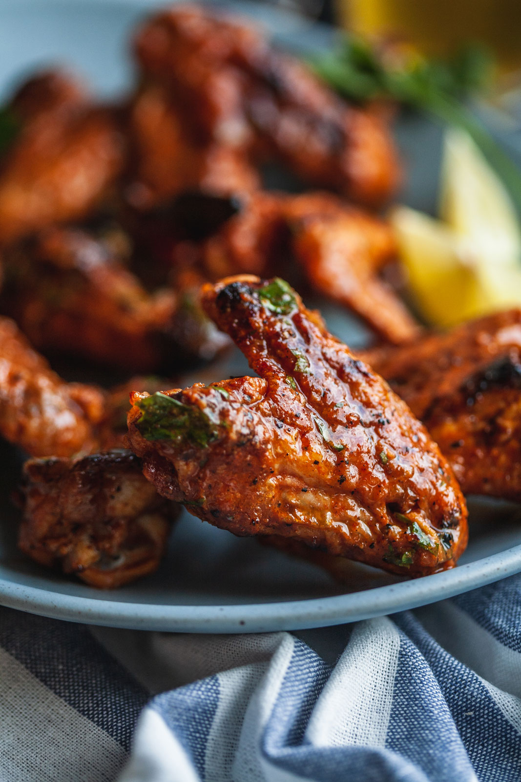 Grilled Party Wings With Cholula Butter