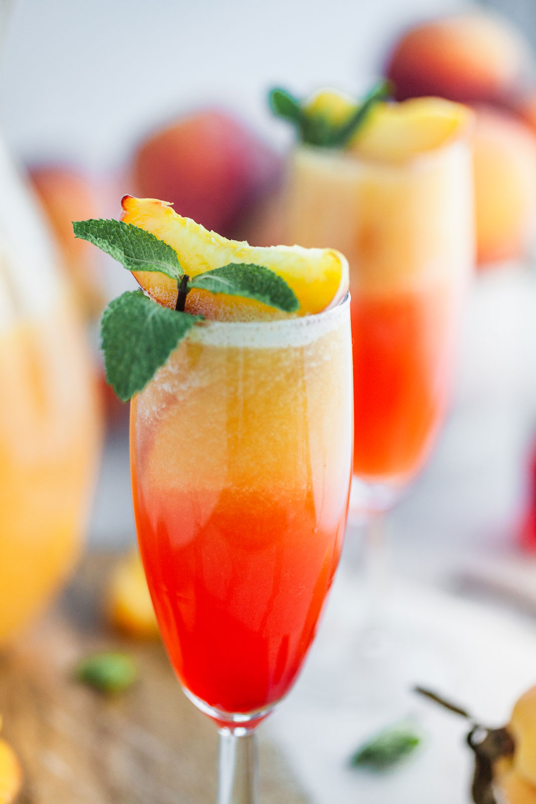 Frozen Peach Bellini