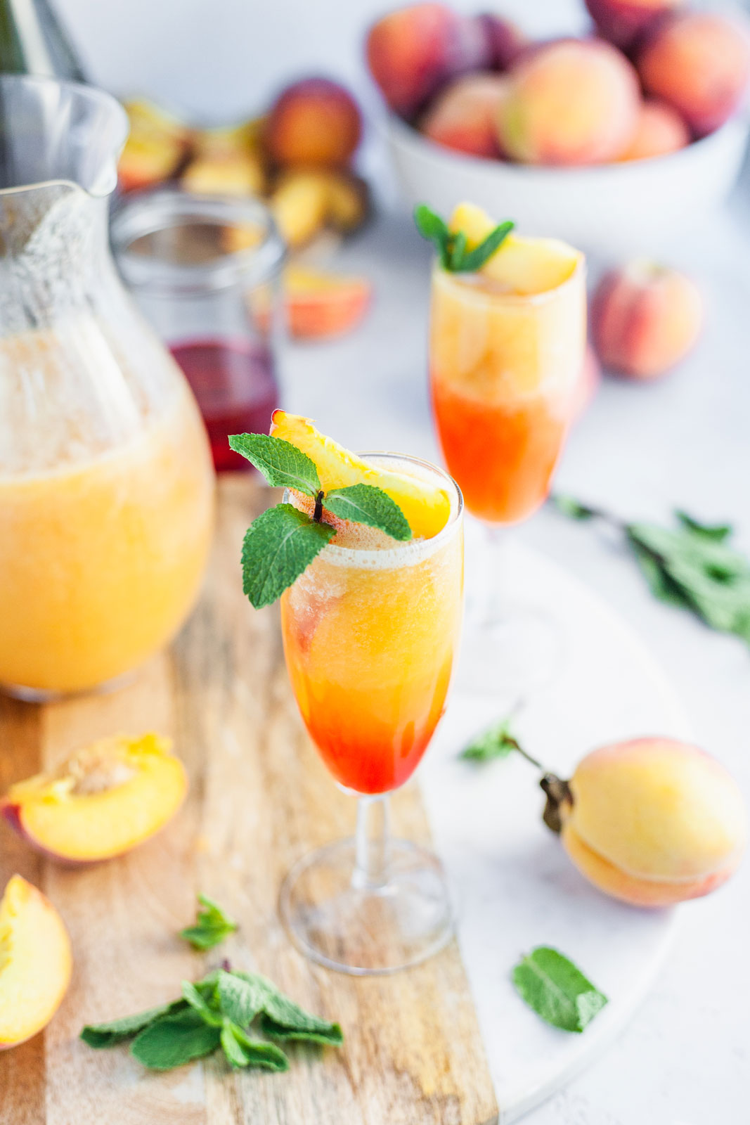 Frozen Peach Bellini