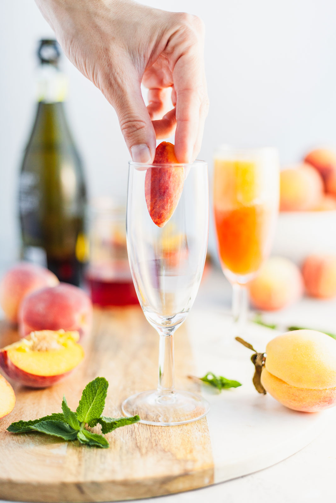 Frozen Peach Bellini