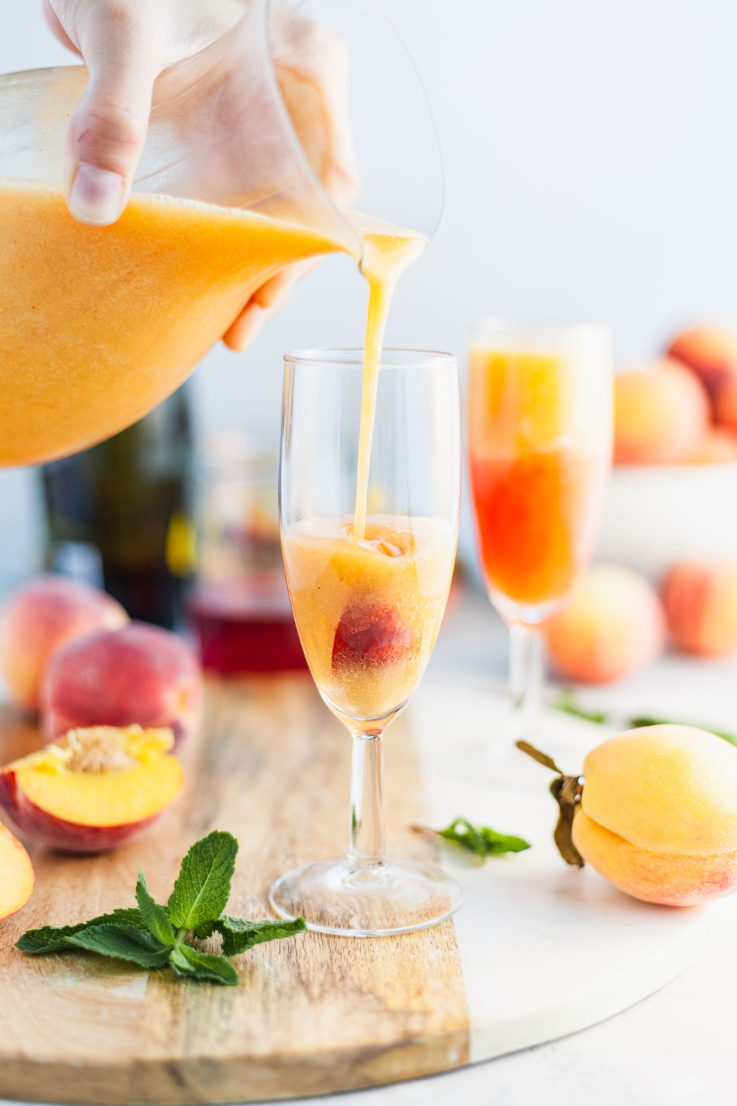 Frozen Peach Bellini