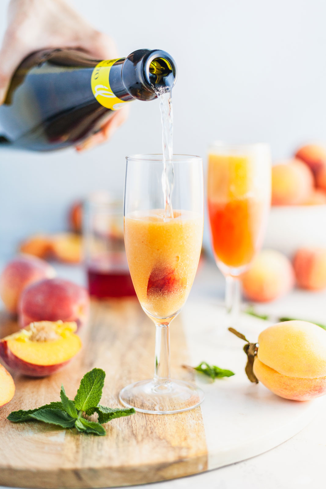 Frozen Peach Bellini