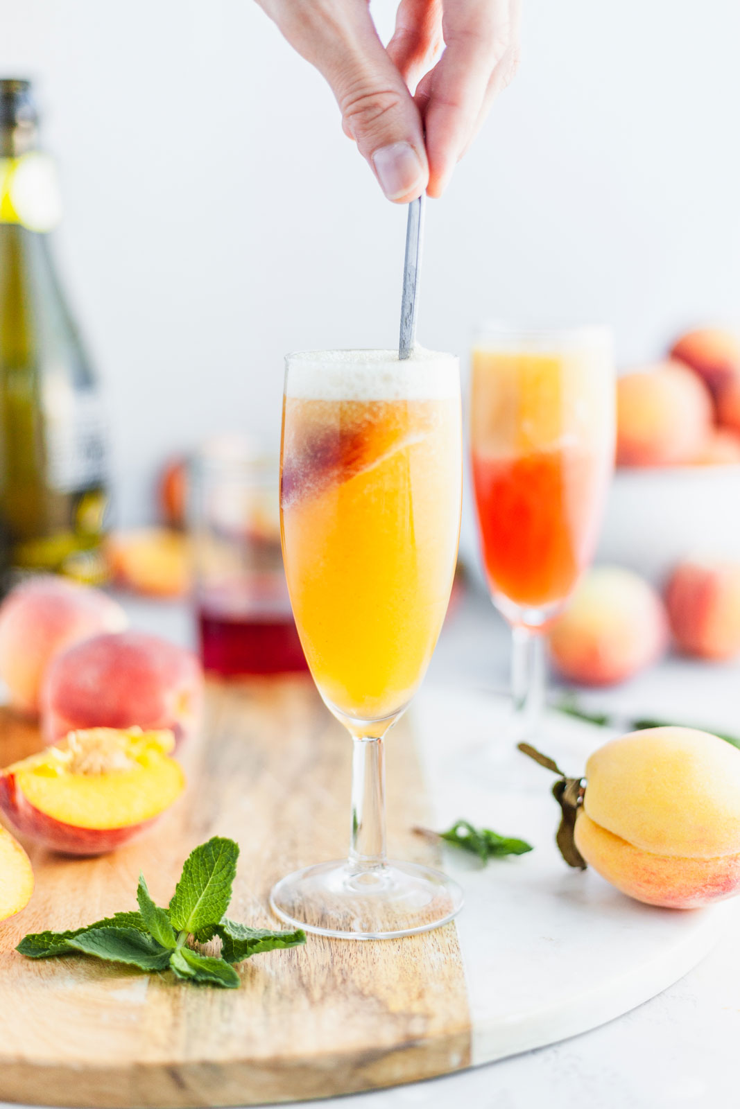 Frozen Peach Bellini