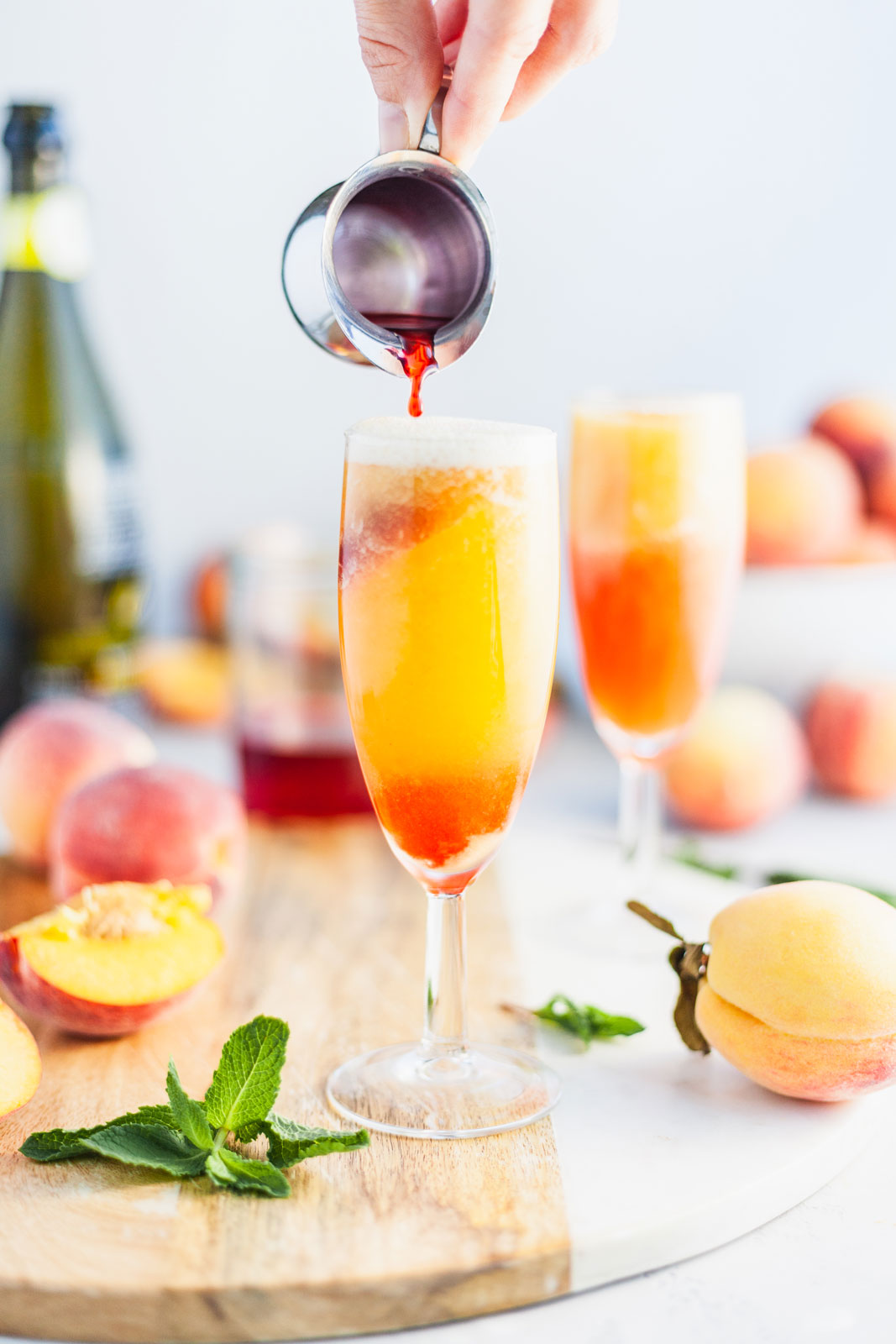 Frozen Peach Bellini