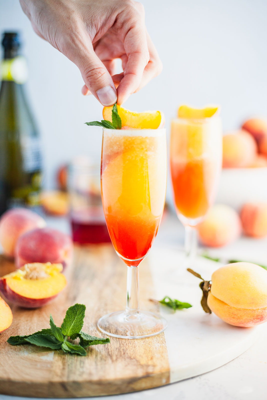 Frozen Peach Bellini