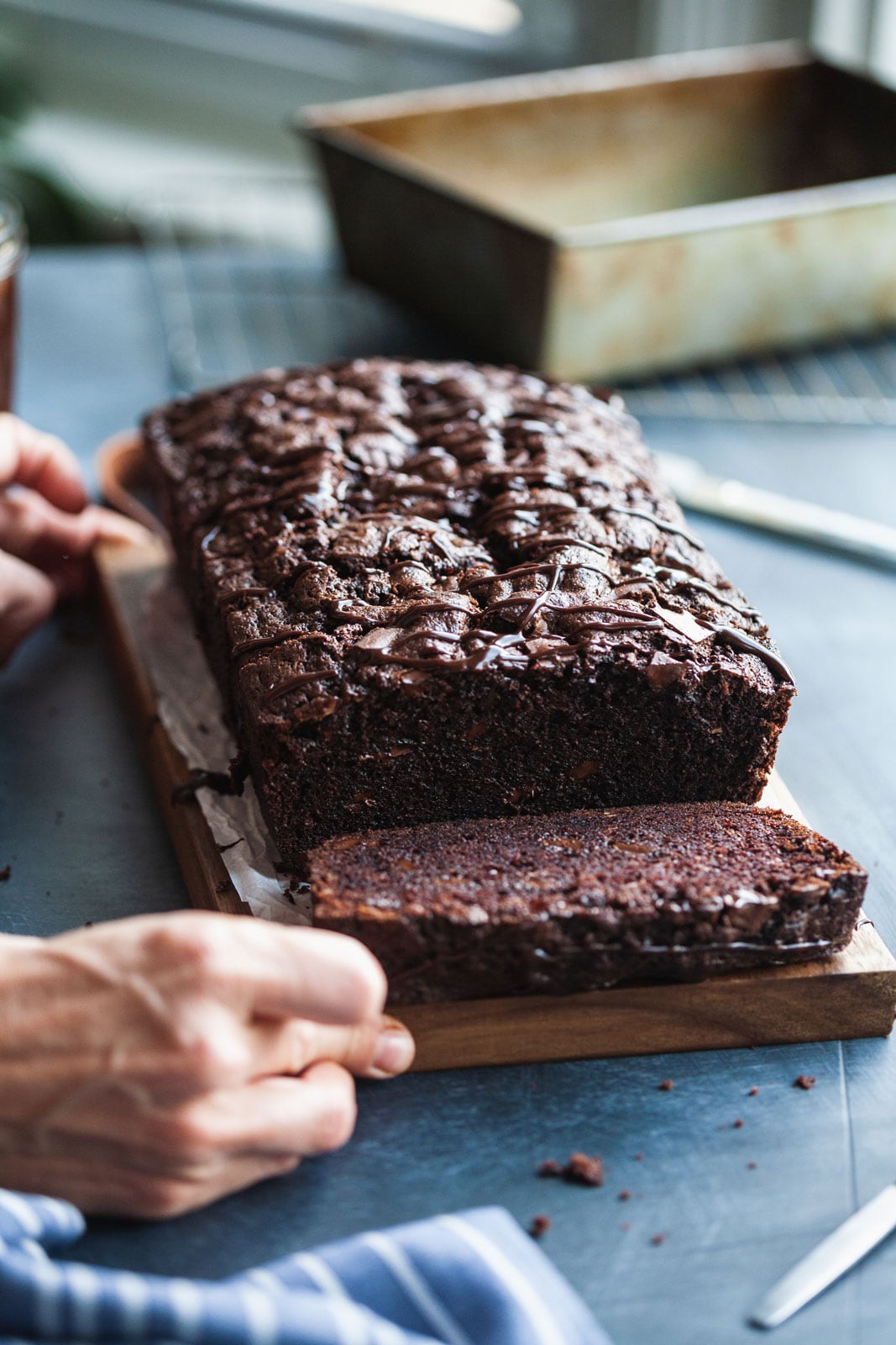 Chocolate Chunk Zucchini Bread