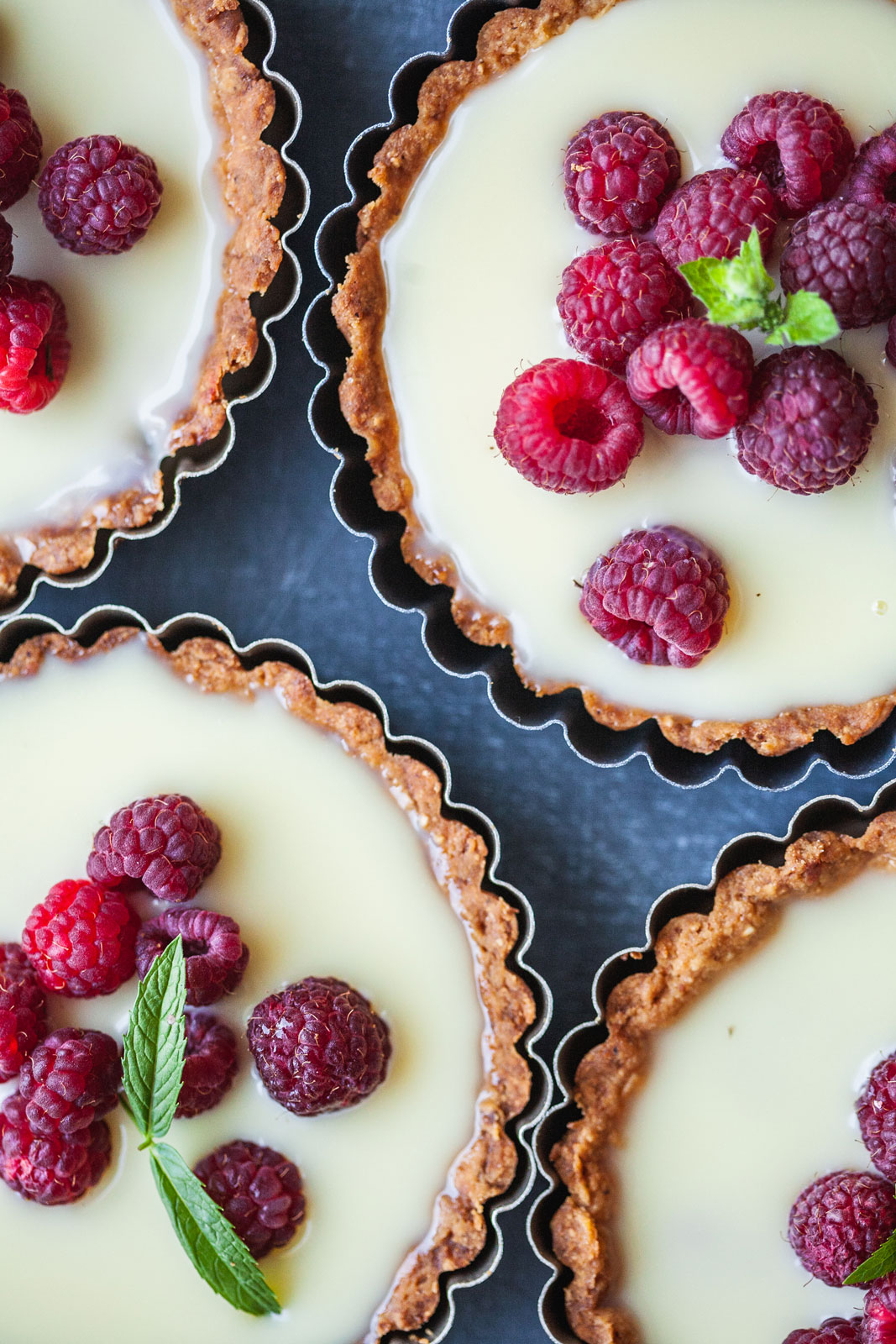 White Chocolate Raspberry Tart