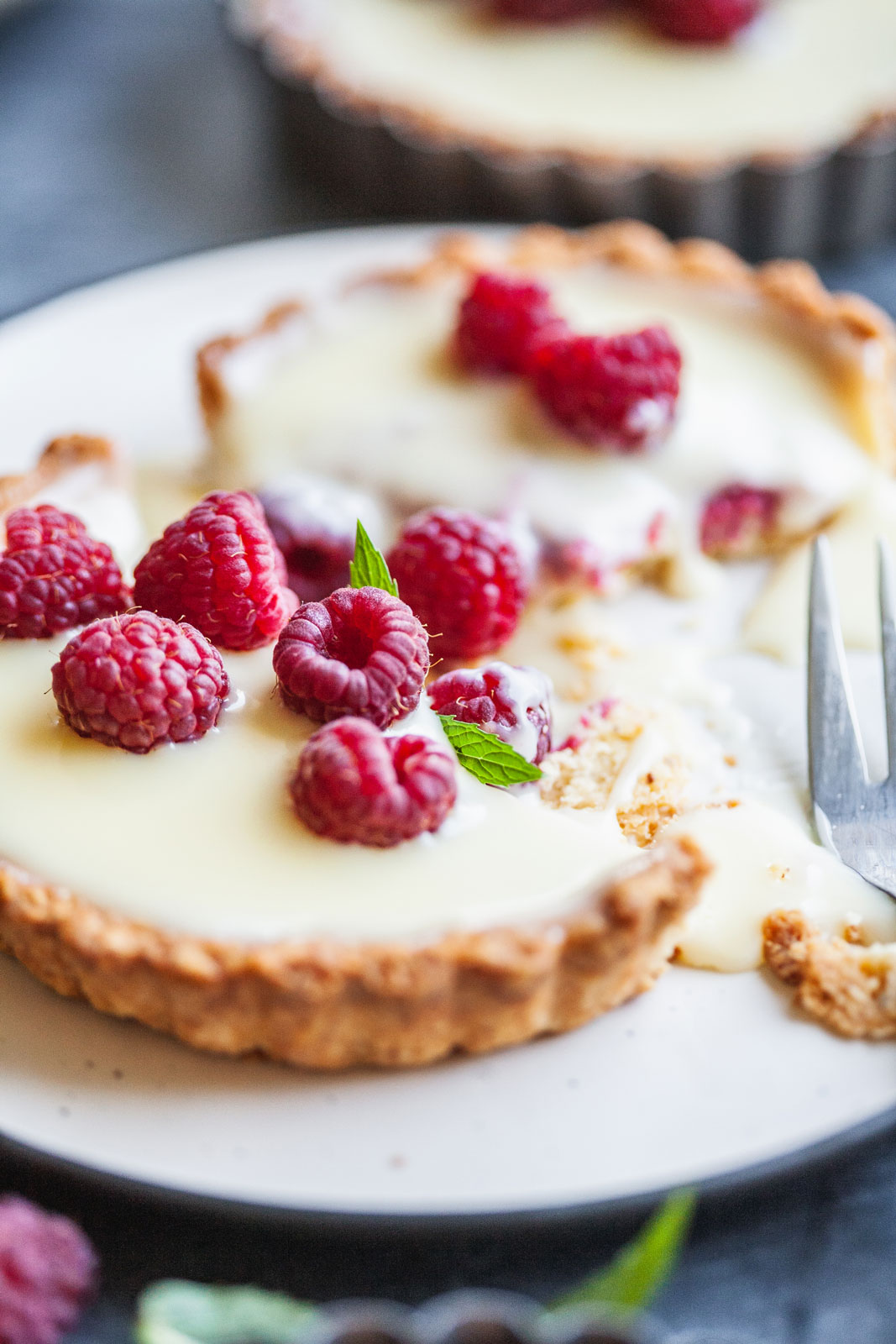 White Chocolate Raspberry Tart