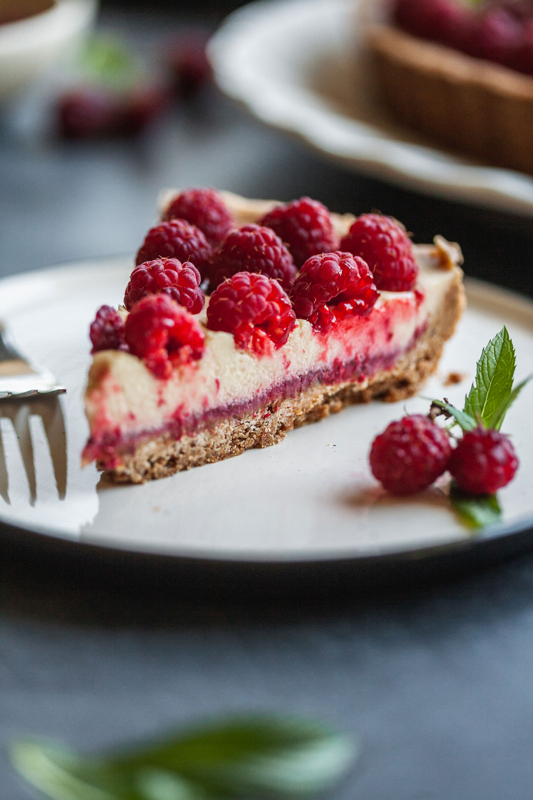 White Chocolate Raspberry Tart