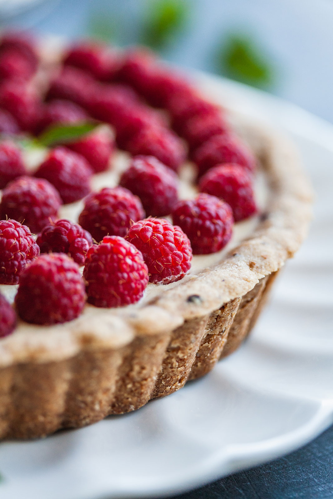 White Chocolate Raspberry Tart