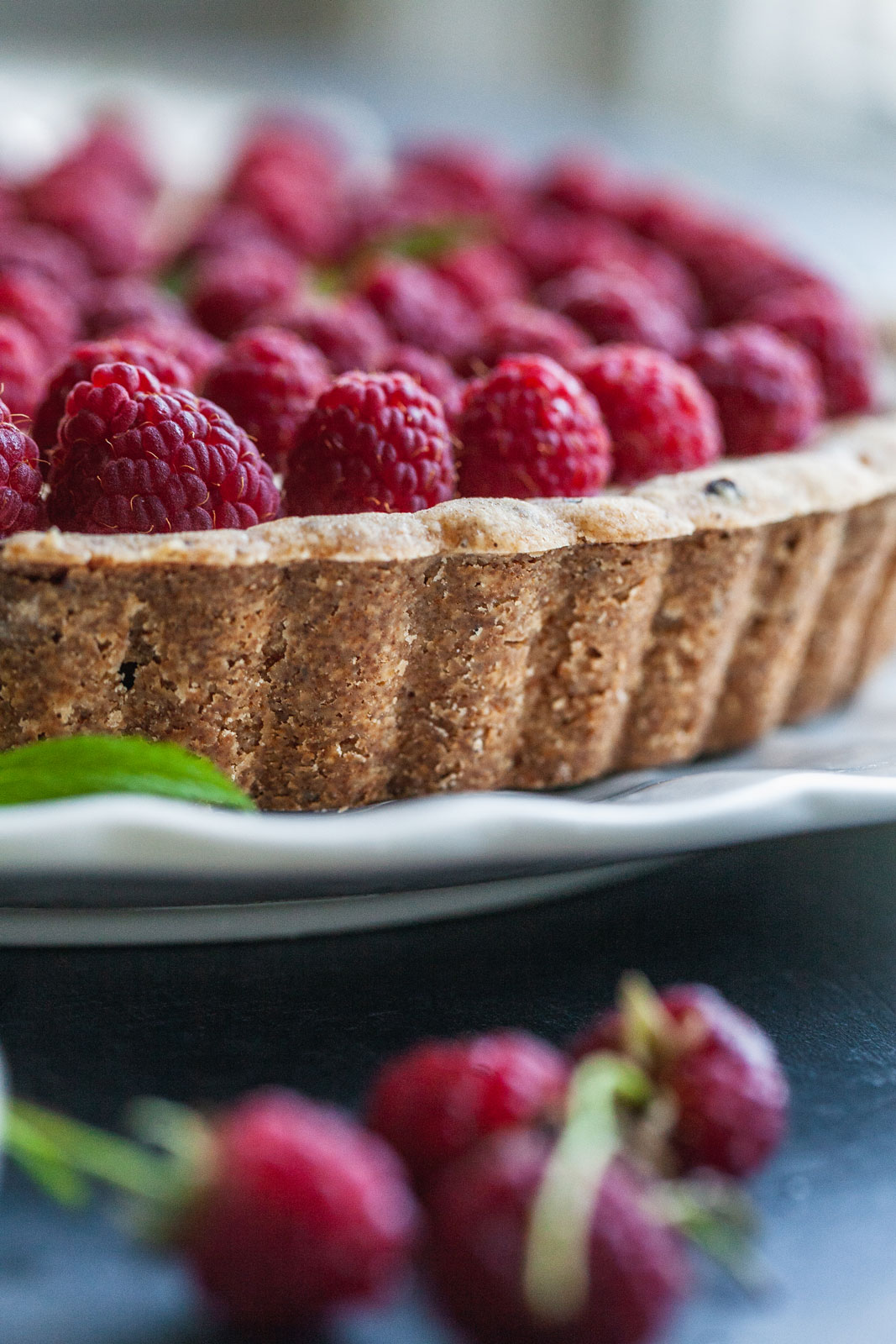 White Chocolate Raspberry Tart