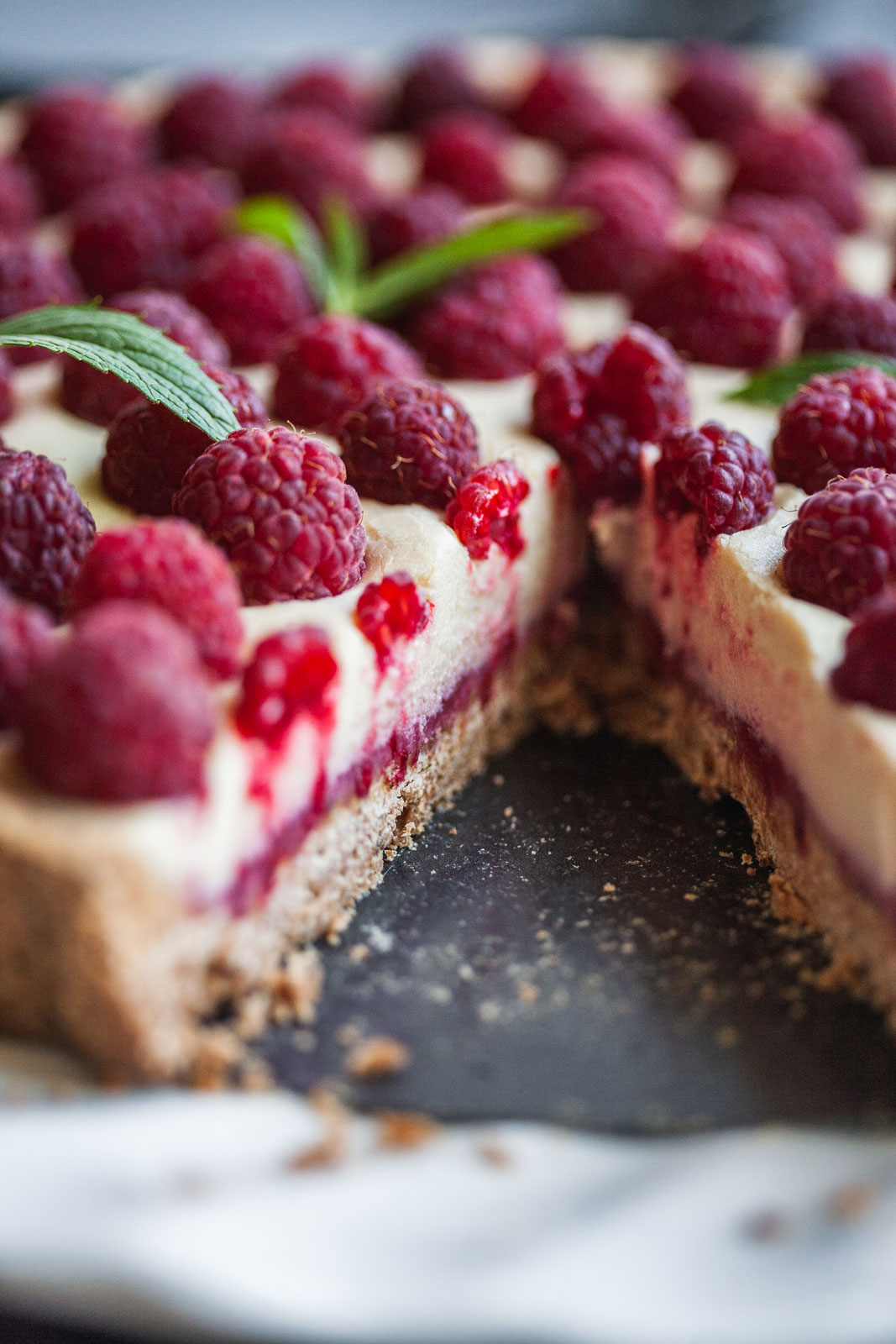 White Chocolate Raspberry Tart