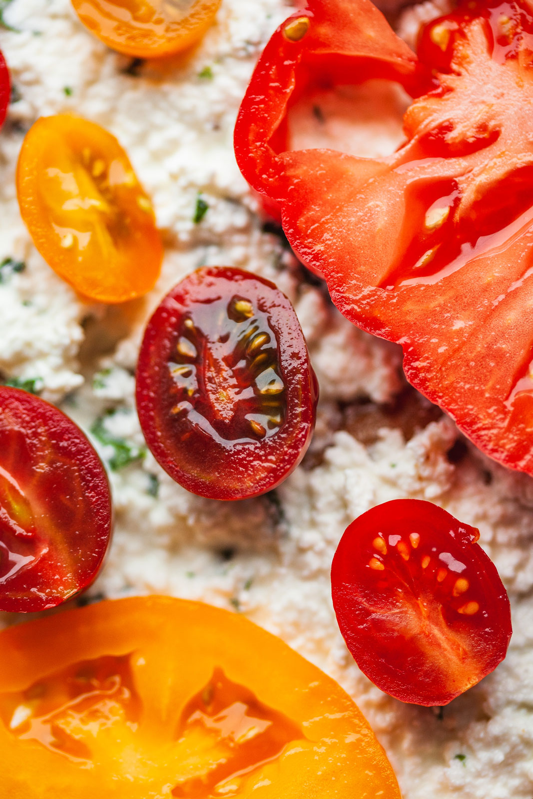 Tomato Phyllo Herbed Ricotta Tart