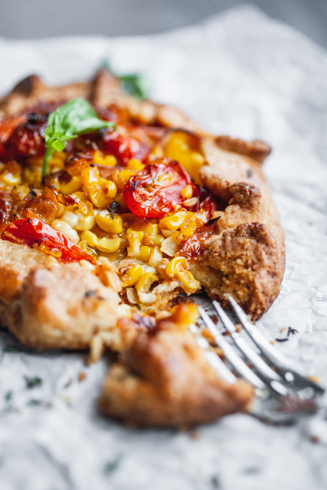 Savoury Corn and Tomato Tartlets