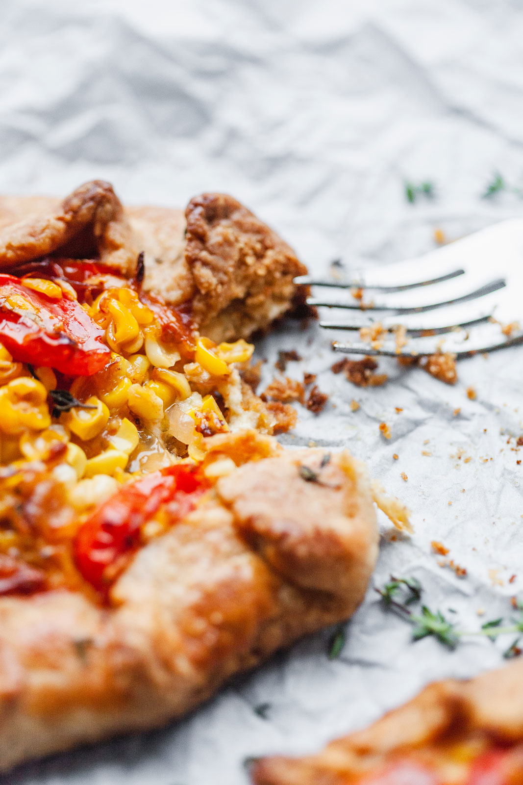 Savoury Corn and Tomato Tartlets