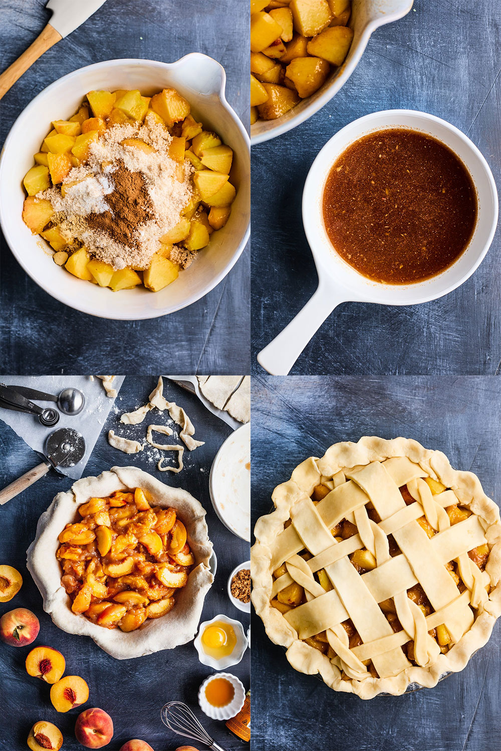 Rum And Bitters Peach Pie