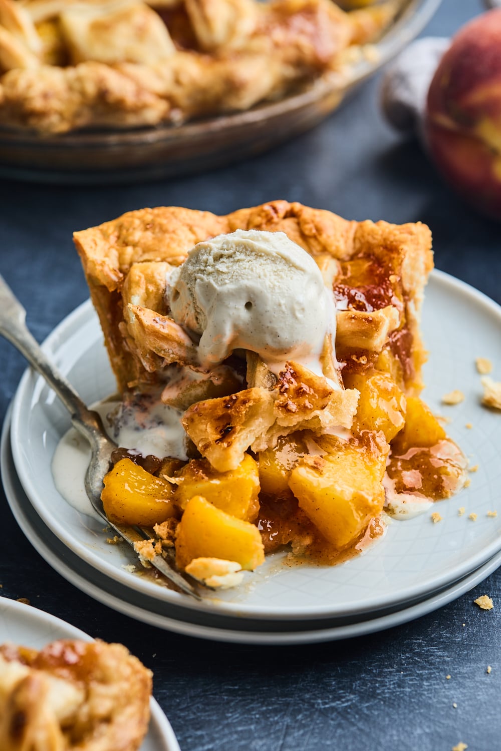 Rum And Bitters Peach Pie