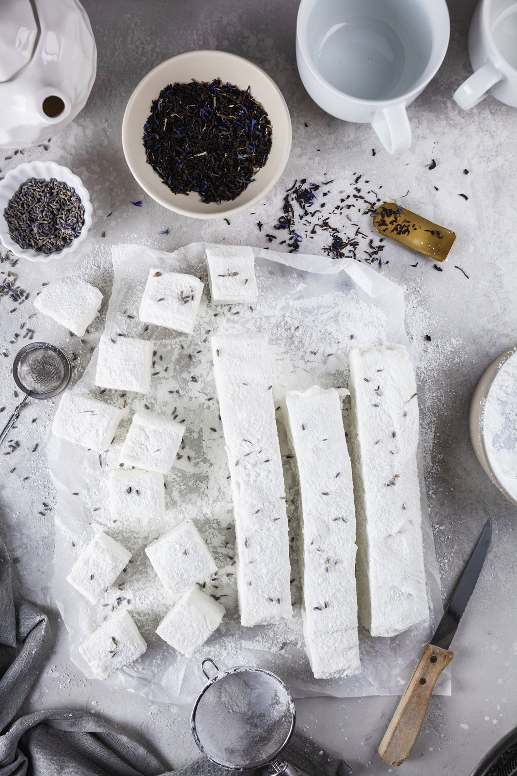 Earl Grey Latte With Homemade Lavender Marshmallows