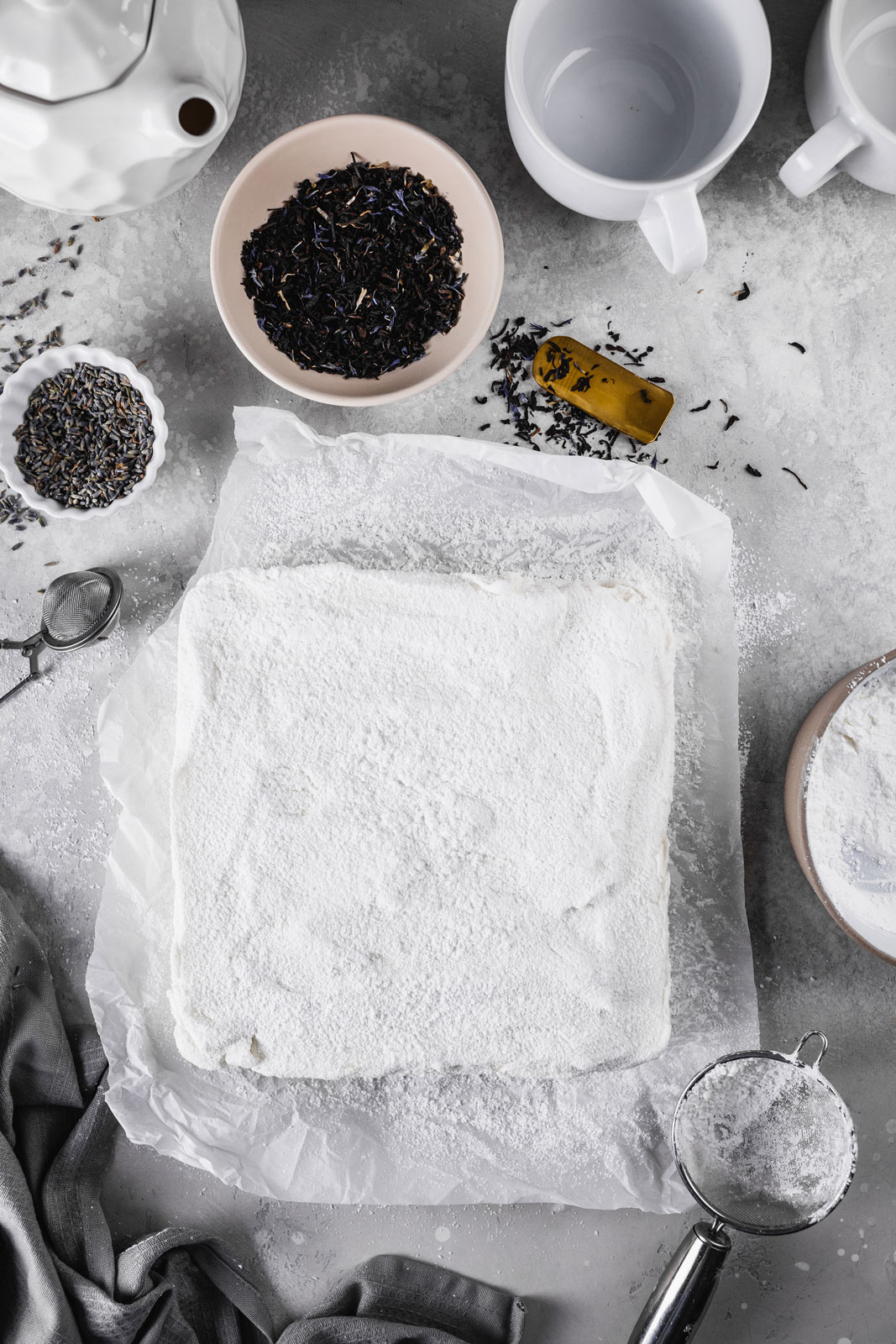 Earl Grey Latte With Homemade Lavender Marshmallows