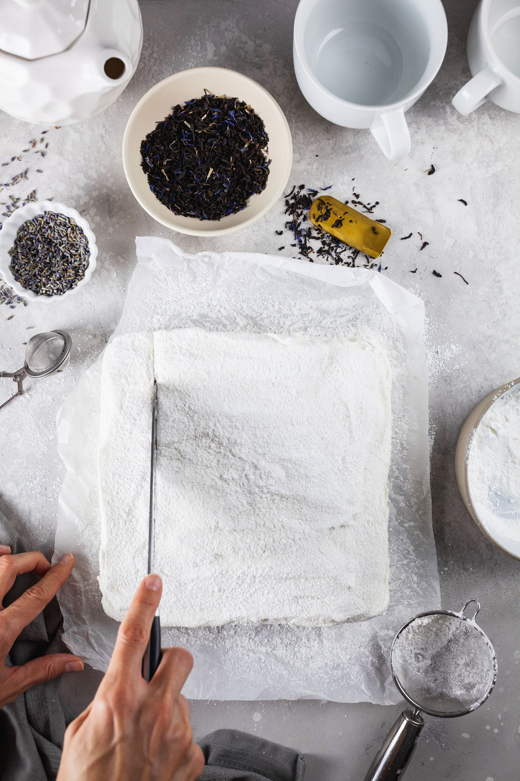 Earl Grey Latte With Homemade Lavender Marshmallows