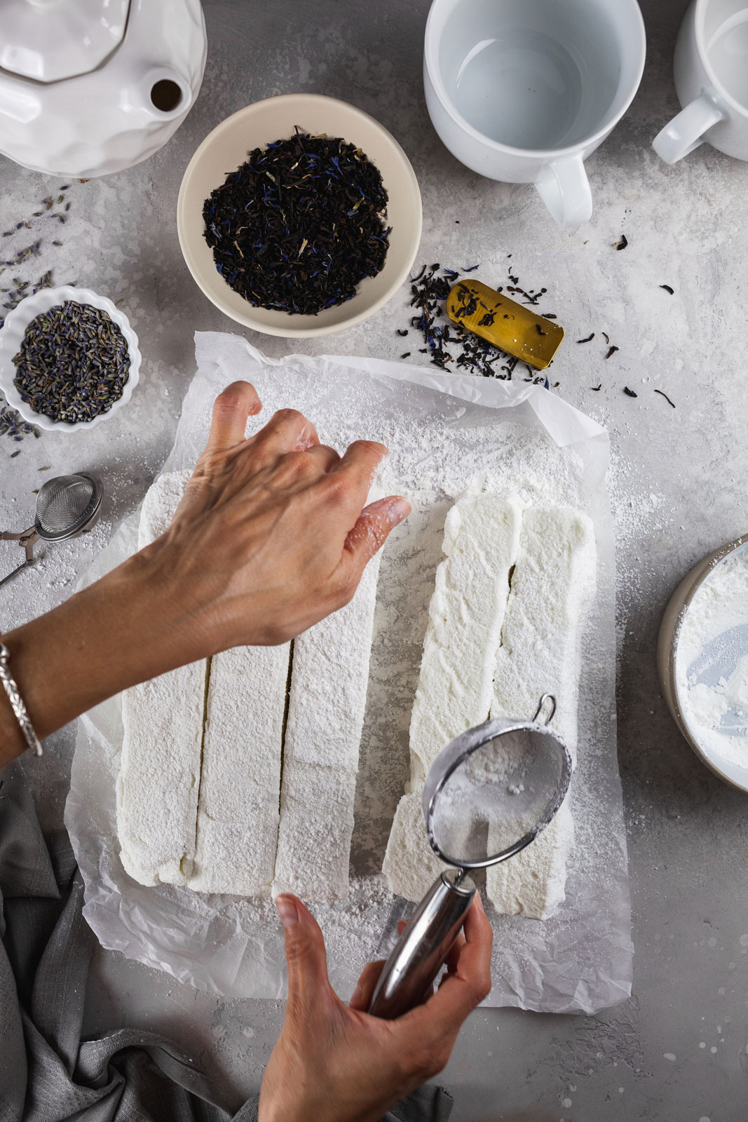 Earl Grey Latte With Homemade Lavender Marshmallows