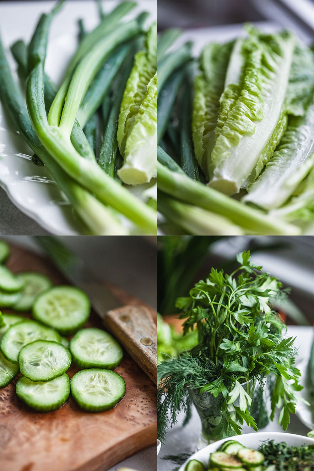 Classic Greek Lettuce Salad