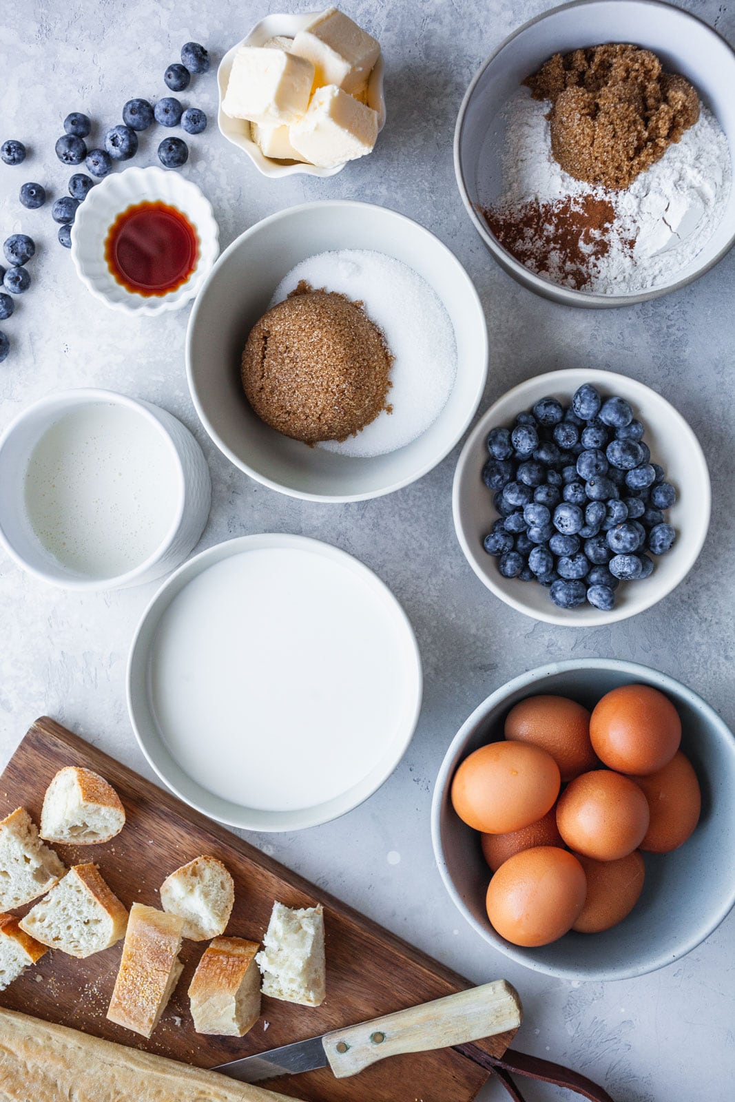 Baked Blueberry French Toast Ingredients