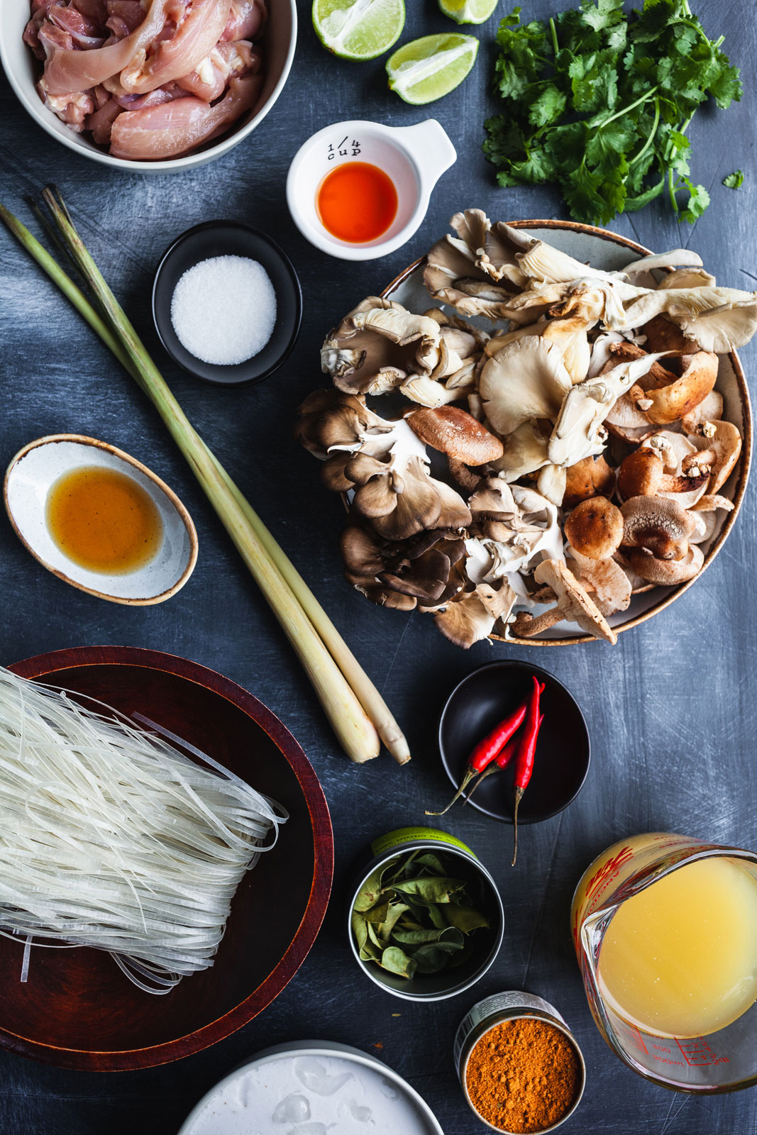 Thai Chicken Coconut And Noodles Soup