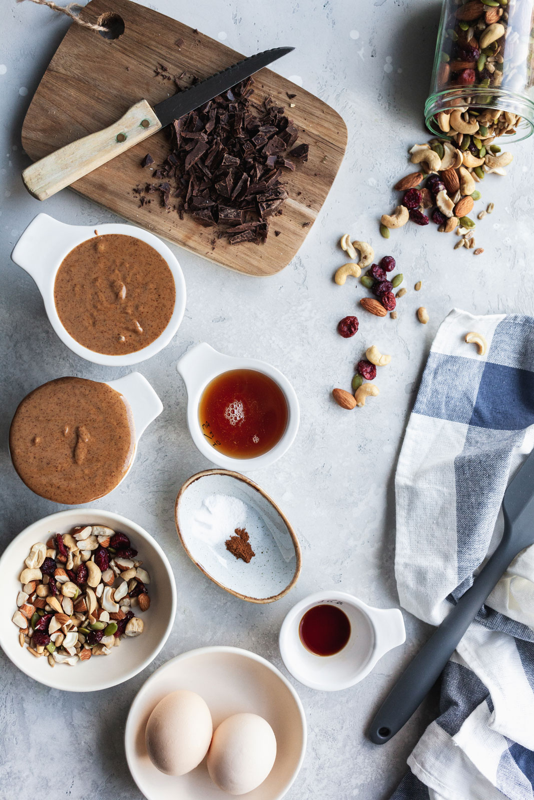 Almond Butter Trail Mix Cookies