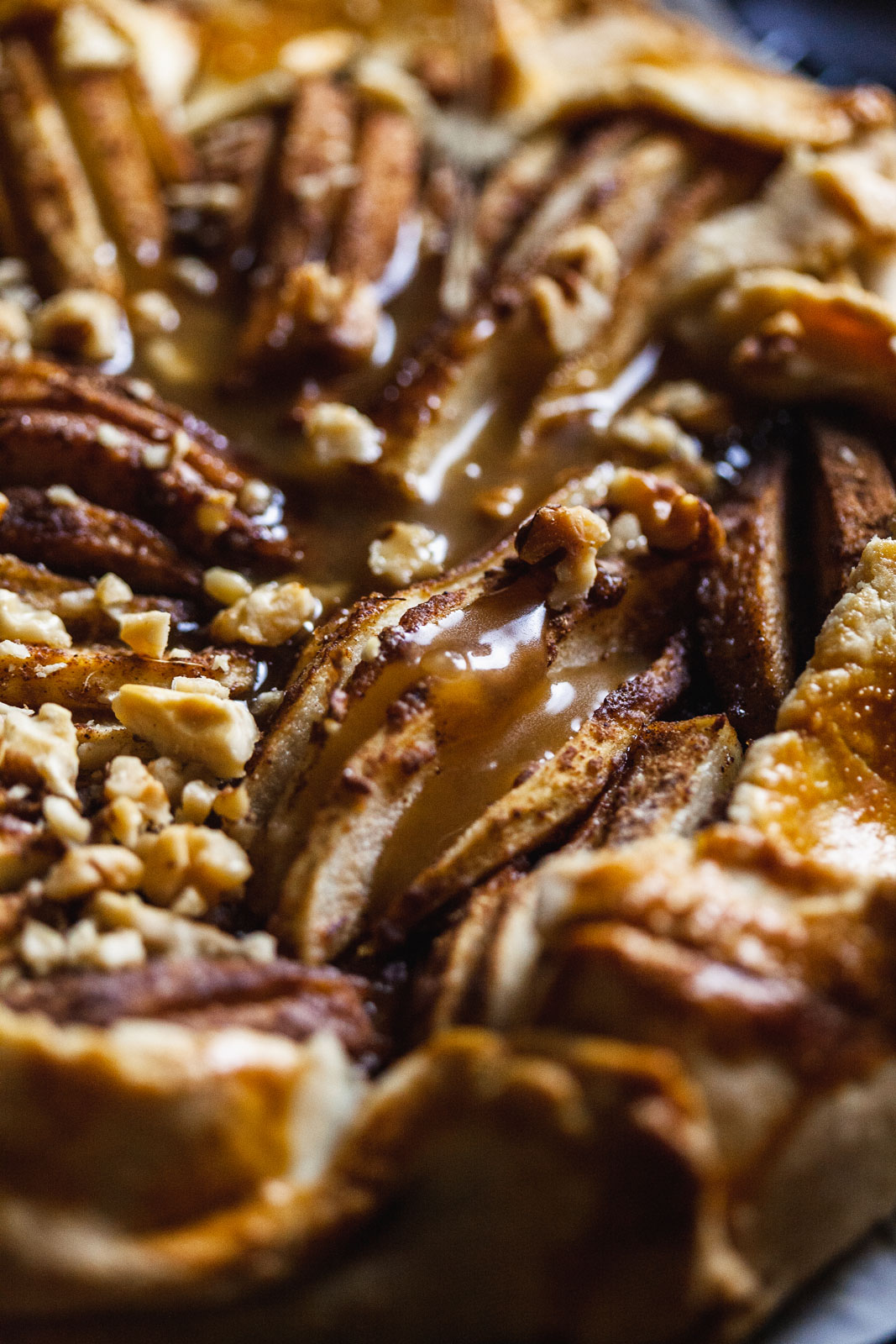 Spiced Pear Galette With Salted Maple Glaze