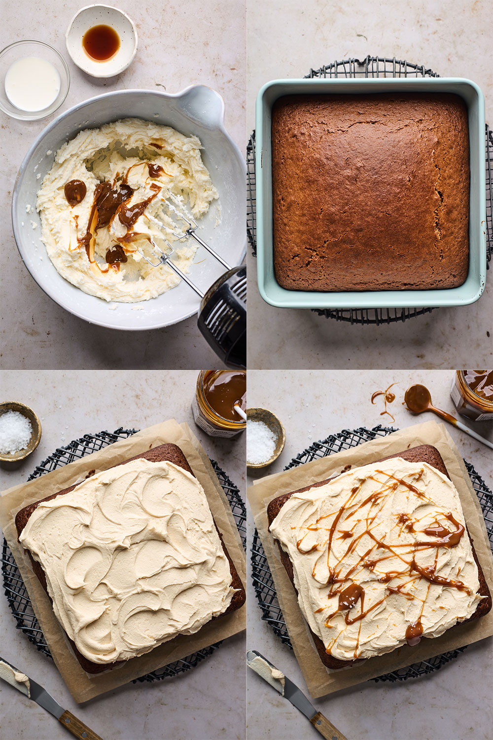 Sweet Potato Spice Cake With A Caramel Frosting