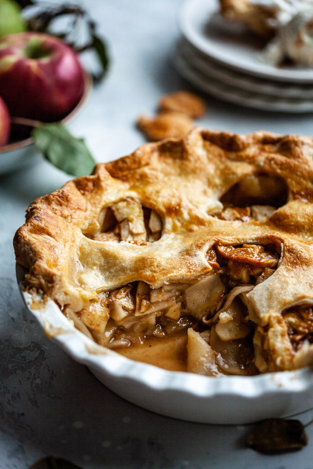 Salted Caramel Apple Pie