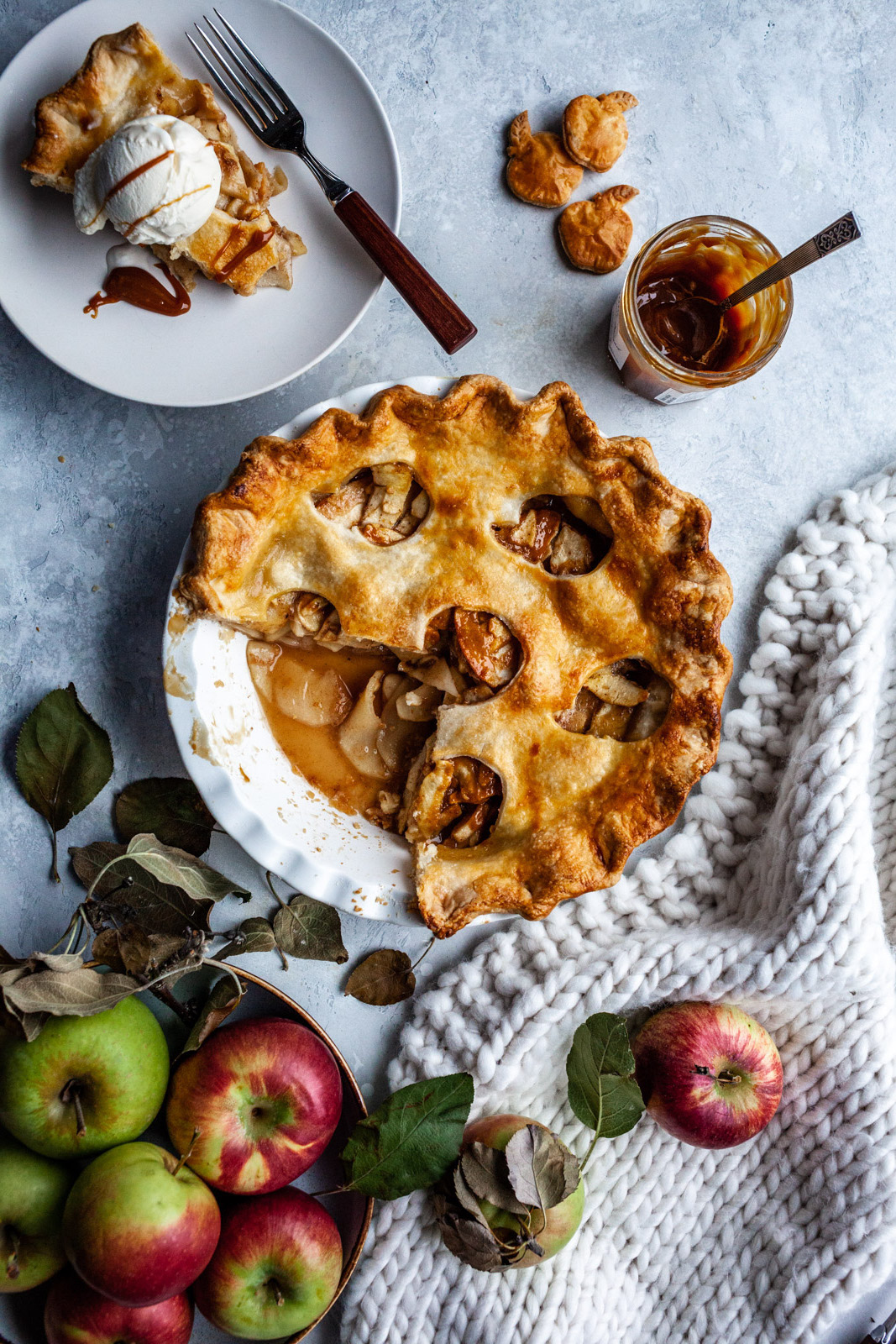 Salted Caramel Apple Pie