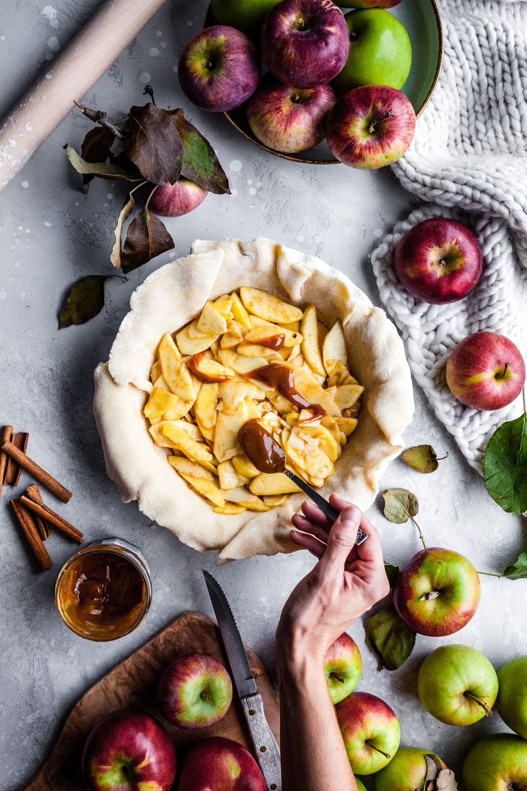 Salted Caramel Apple Pie