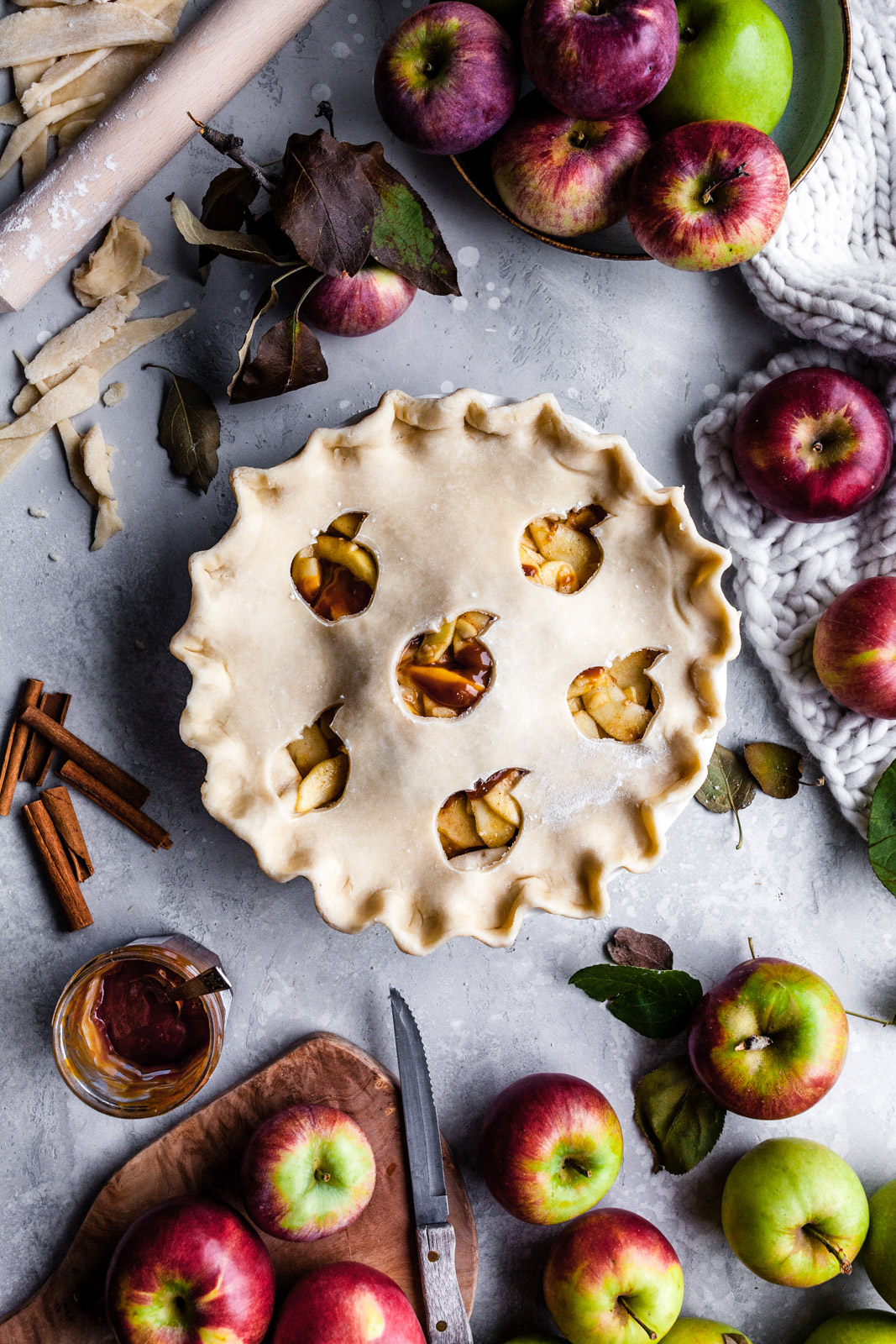 Salted Caramel Apple Pie