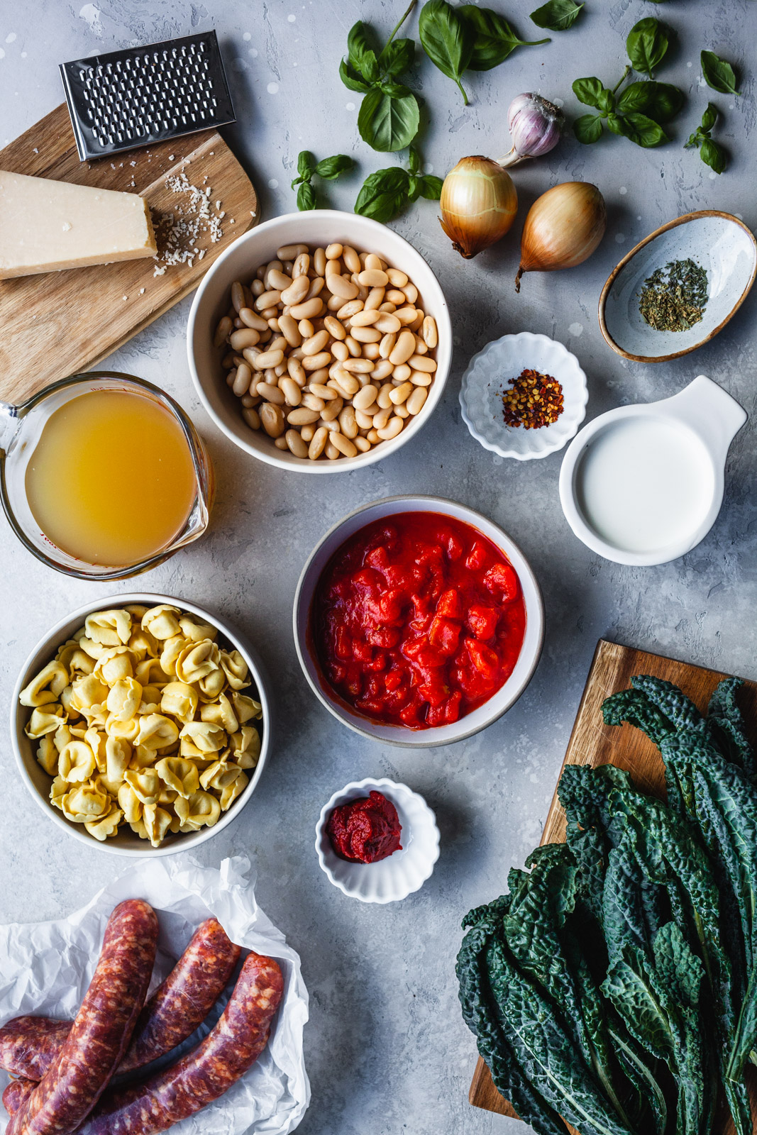 Creamy Tuscan Tortellini Soup